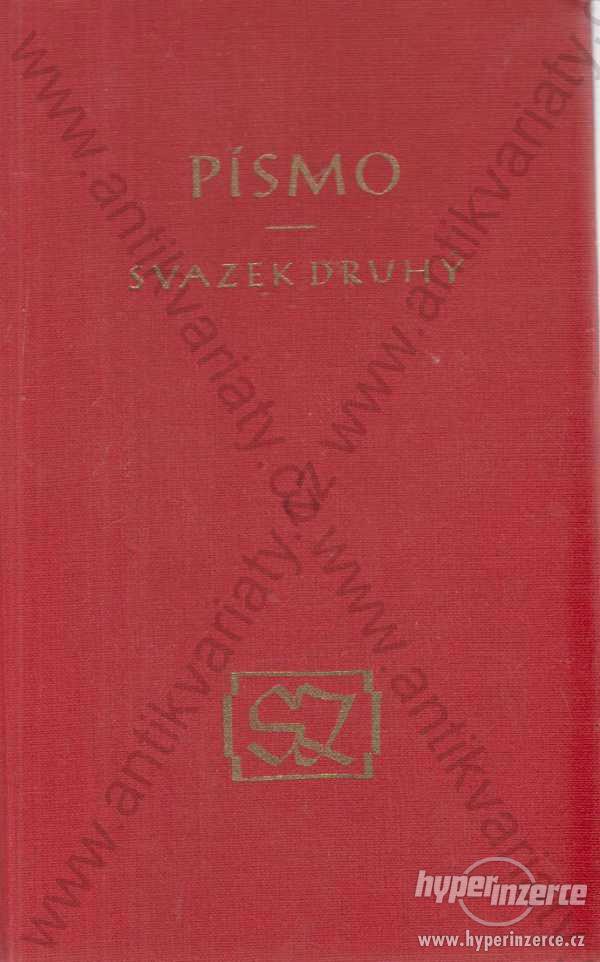 Písmo; Svazek druhý Sfinx Bohumil Janda 1947 - foto 1