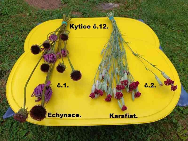 Kytice ze sušených květin. - foto 13