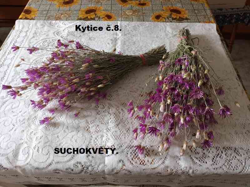 Kytice ze sušených květin. - foto 10