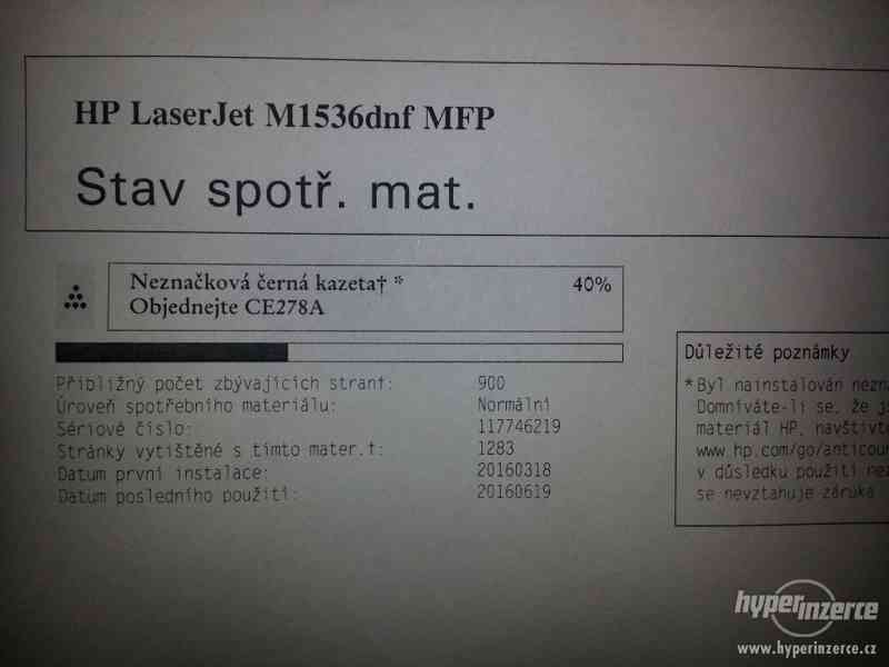HP Laserjet M1536DNF| duplex | LAN | ADF - foto 3