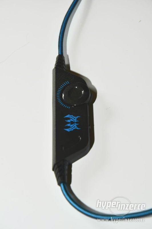 Herní sluchátka Recepticon s mikrofonem - foto 5