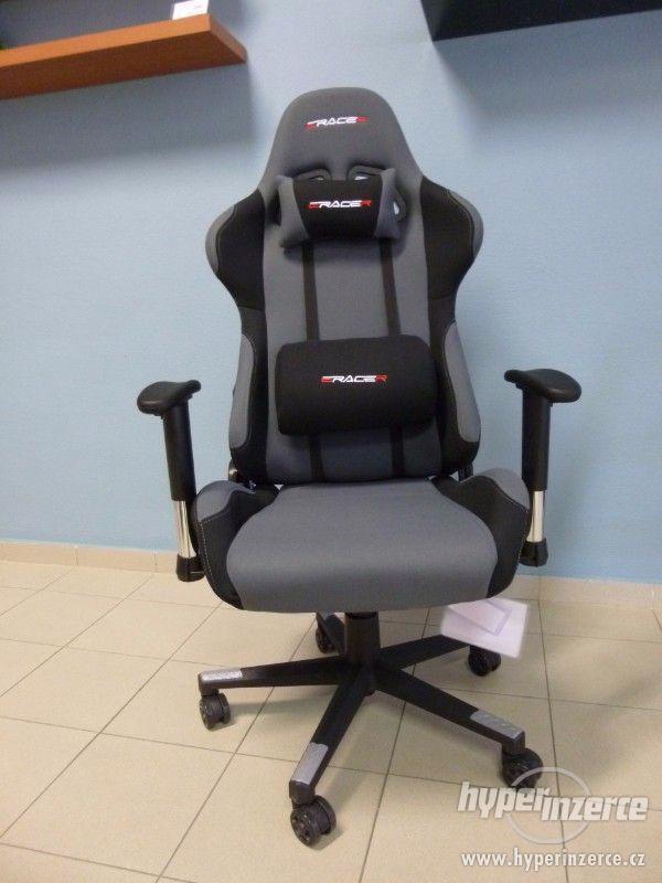 Herní křeslo, kancelářská židle E-Racer F1-05 GREY - foto 7