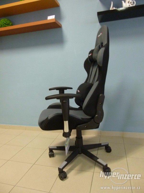 Herní křeslo, kancelářská židle E-Racer F1-05 GREY - foto 8