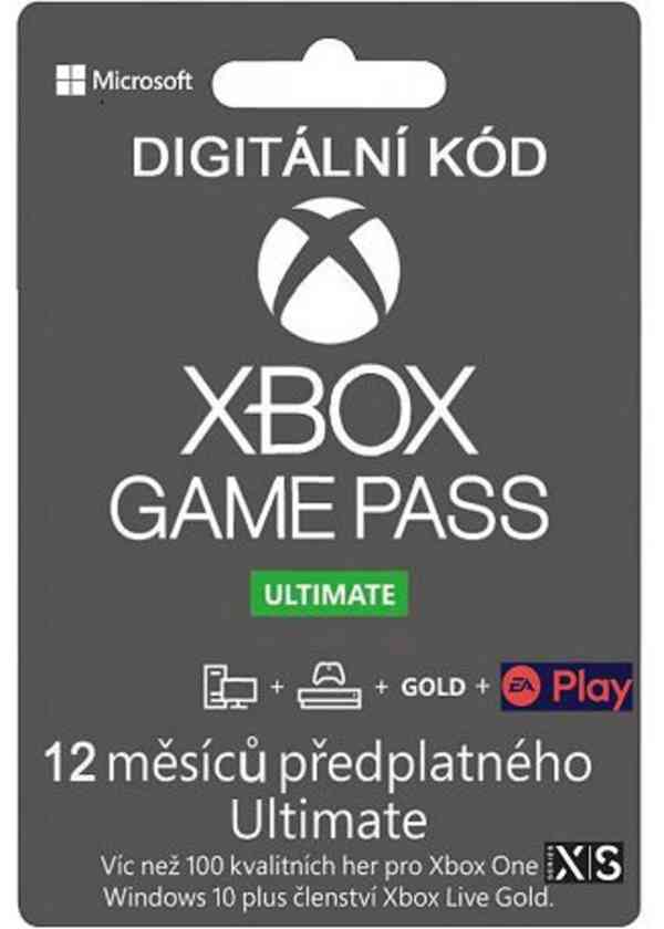 Xbox Game Pass Ultimate 12 měsíců (včetne Xbox Live Gold)