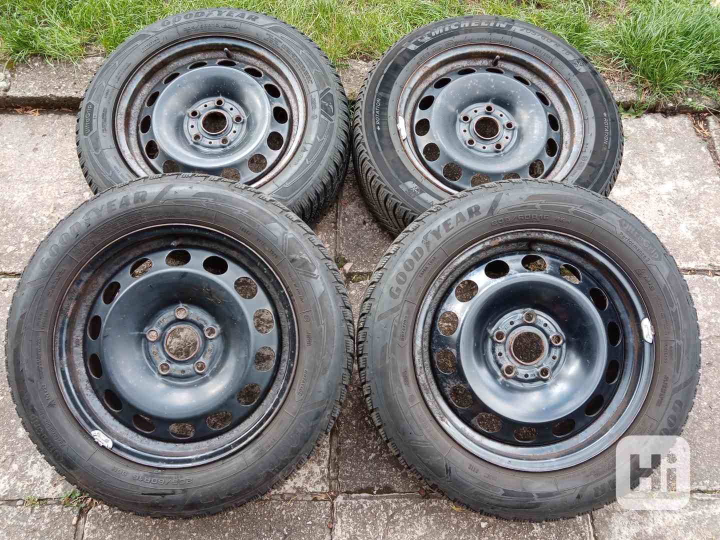 Zimní kola 16ky 5x112 pneu 99% Škoda Vw Seat Audi - dobírka - foto 1