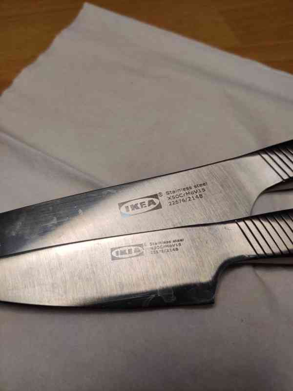 kuchyňský nůž (2 ks/druhy/délky) IKEA 365 - zánovní - foto 6
