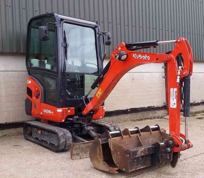 Kubota KX016-4 Mini rýpadla - foto 11