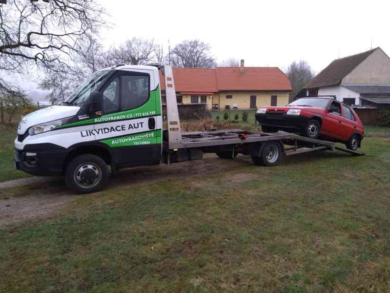 Ekologická likvidace auta na KLÍČ zdarma Tábor