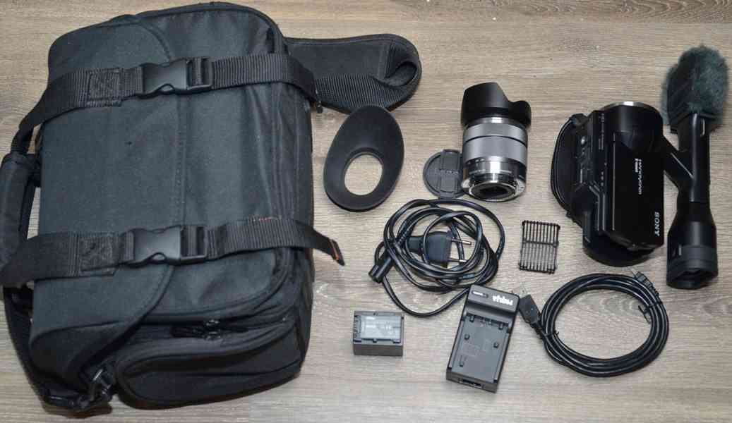 SONY NEX-VG10E+18-55mm *Handycam*14,2 Mpx*Full HDV - foto 3