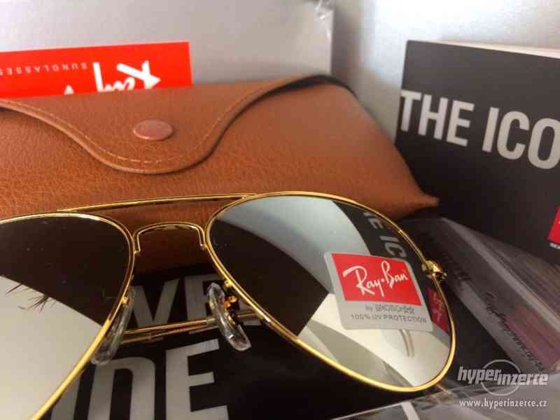 Rayban aviator 3025 gold/mirror více velikostí - foto 5