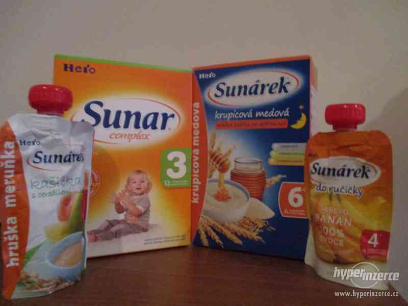 Kojenecké mléko Sunar + kašičky - foto 1