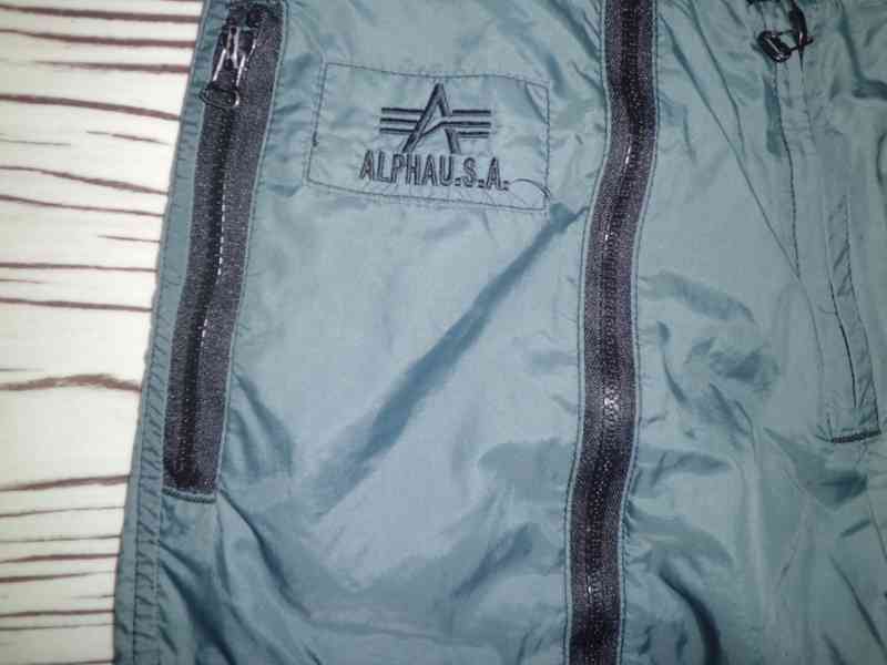 ALPHA INDUSTRIES volnočasové kalhoty/kapsáče č 31 - pas 76cm - foto 5