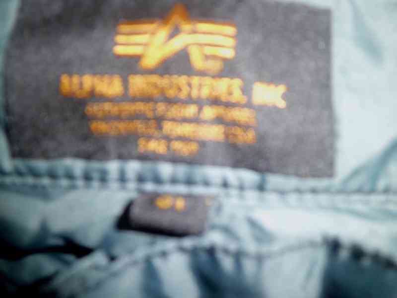 ALPHA INDUSTRIES volnočasové kalhoty/kapsáče č 31 - pas 76cm - foto 4