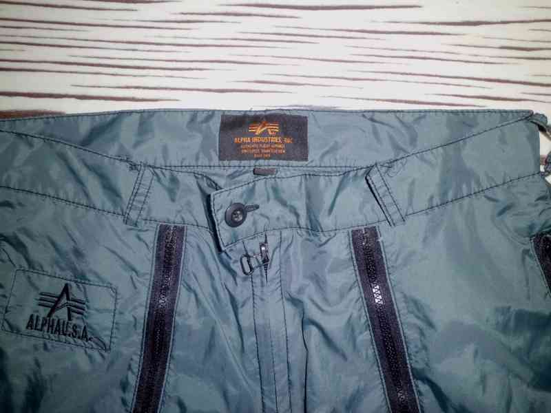 ALPHA INDUSTRIES volnočasové kalhoty/kapsáče č 31 - pas 76cm - foto 3