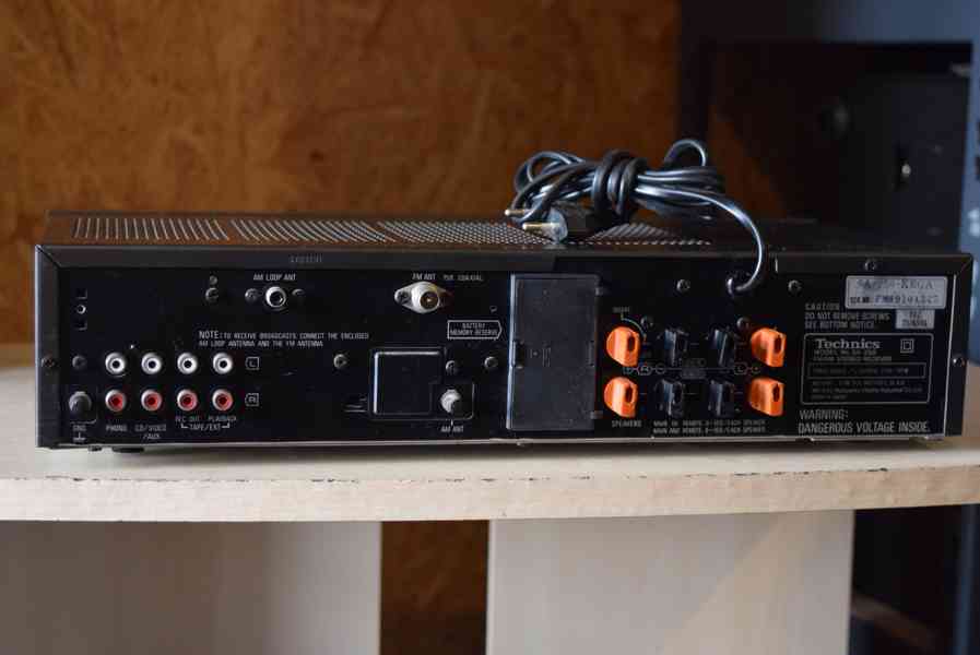 TECHNICS SA-250 LEVNÝ STEREO RECEIVER  !! - foto 5