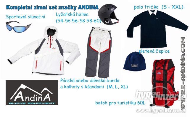 Zimní souprava a helma od značky ANDINA - NOVÁ - foto 1