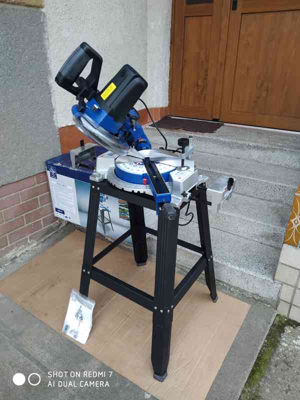 Prodám NEPOUZITOU pokosovou pilu s posuvem LUX-TOOLS ZKGS-16 - foto 4