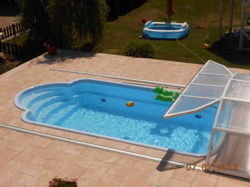 Polyesterový bazén 5,00x3,00x1,50m - foto 4