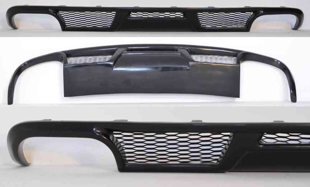 Zadni naraznik spoiler tuning audi a6 c6 04-08 sline S6 RS6 - foto 18