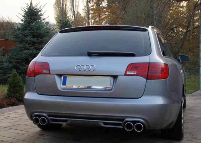 Zadni naraznik spoiler tuning audi a6 c6 04-08 sline S6 RS6 - foto 11