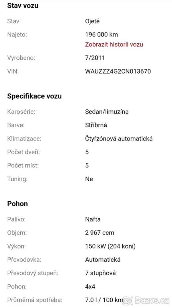 Audi A6 3.0 TDi QUATTRO - foto 7
