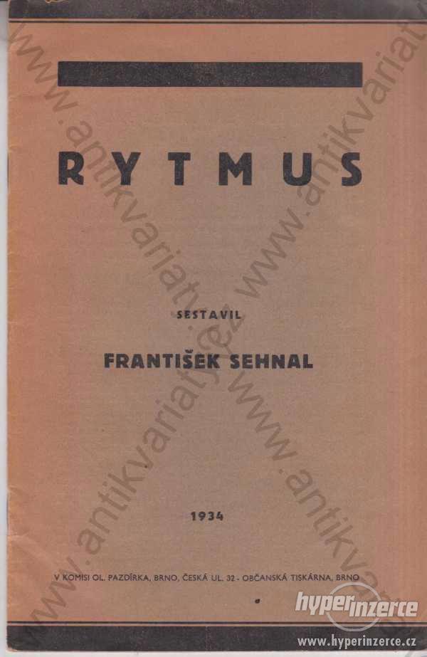 Rytmus František Sehnal (dedikace a podpis) 1934 - foto 1