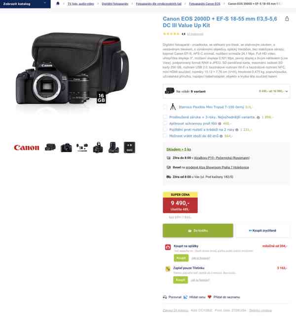 Canon EOS 2000D + EF-S 18-55 mm - foto 4