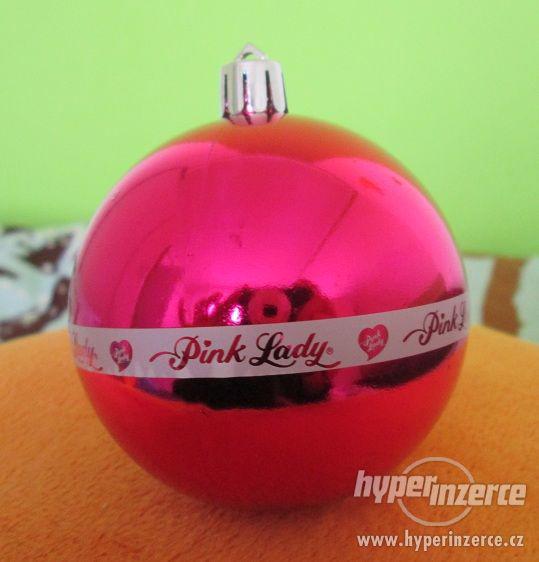 Velká vánoční baňka PINK LADY, NOVÁ - foto 1