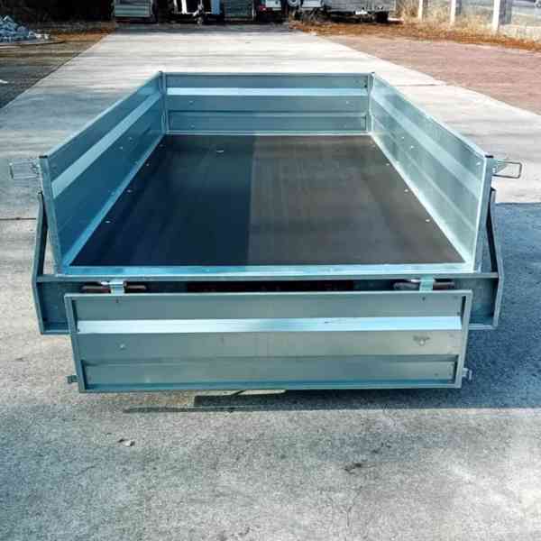 Nový profesionální sklopný přívěsný vozík 2,41m x 1,28m, DPH - foto 9