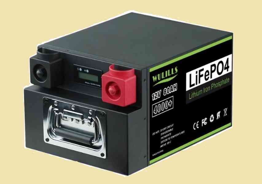 LiFePO4 baterie 80Ah - 12V, BMS - foto 1