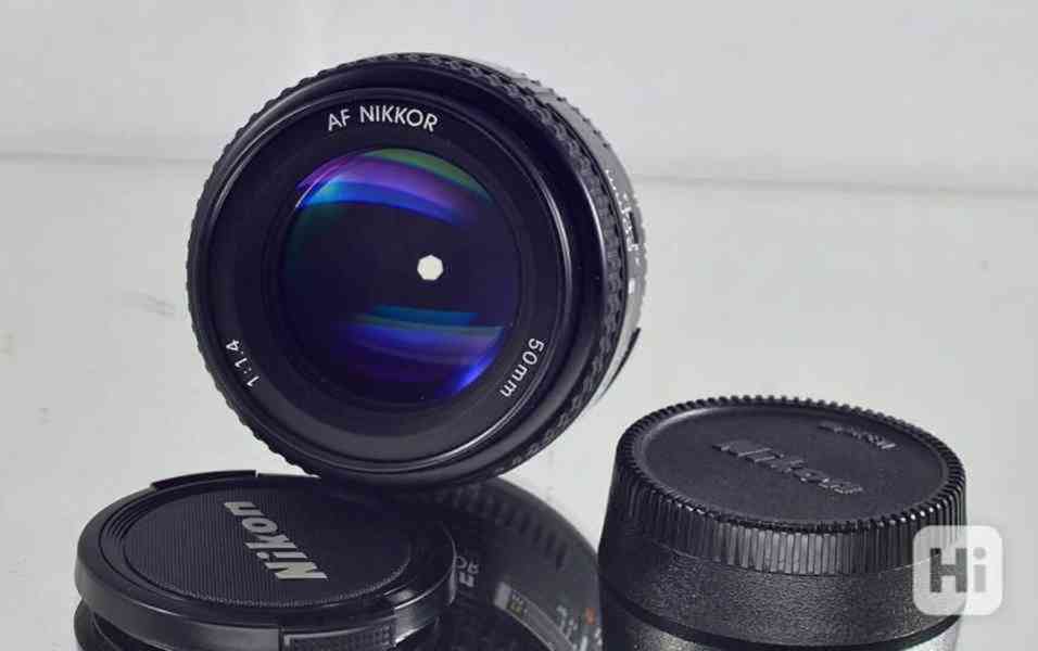Nikon AF Nikkor 50mm f/1.4 **hama UV FILTR* - foto 1