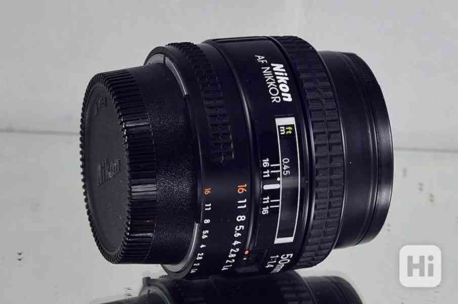 Nikon AF Nikkor 50mm f/1.4 **hama UV FILTR* - foto 4
