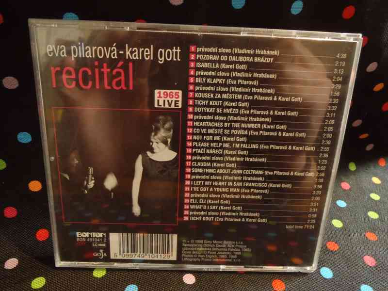 CD Karel Gott Eva Pilarová Recitál Komplet 7 RARE - foto 2