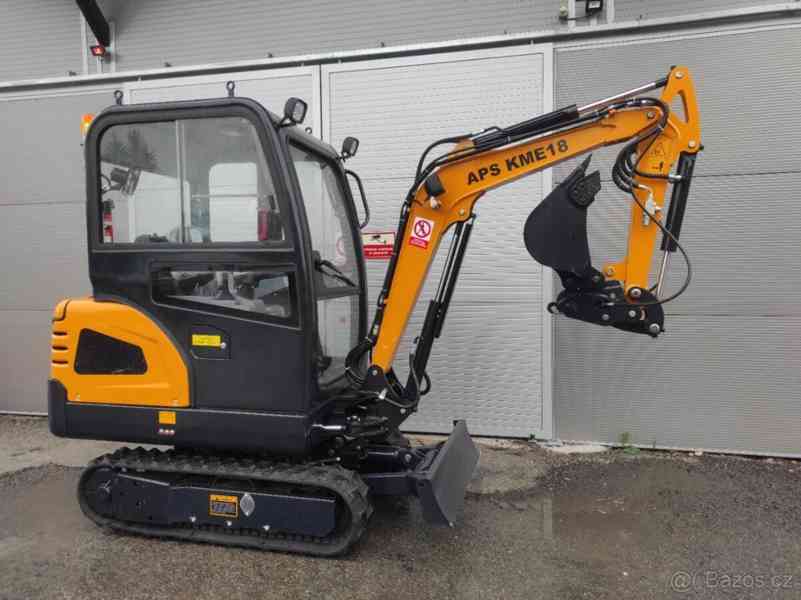 APS KME18 bagr, minibagr, rypadlo - foto 3