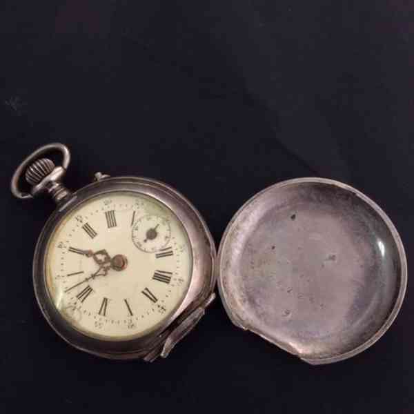 Staré kapesní hodinky - foto 3