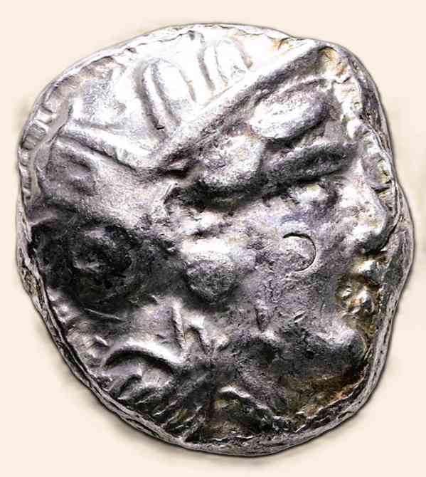 Athény – stříbrná tetradrachma, Athéna a sova cca 355–294 př - foto 2