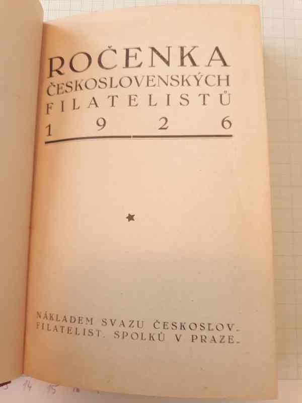 Ročenka československých filatelistů 1926 - foto 2