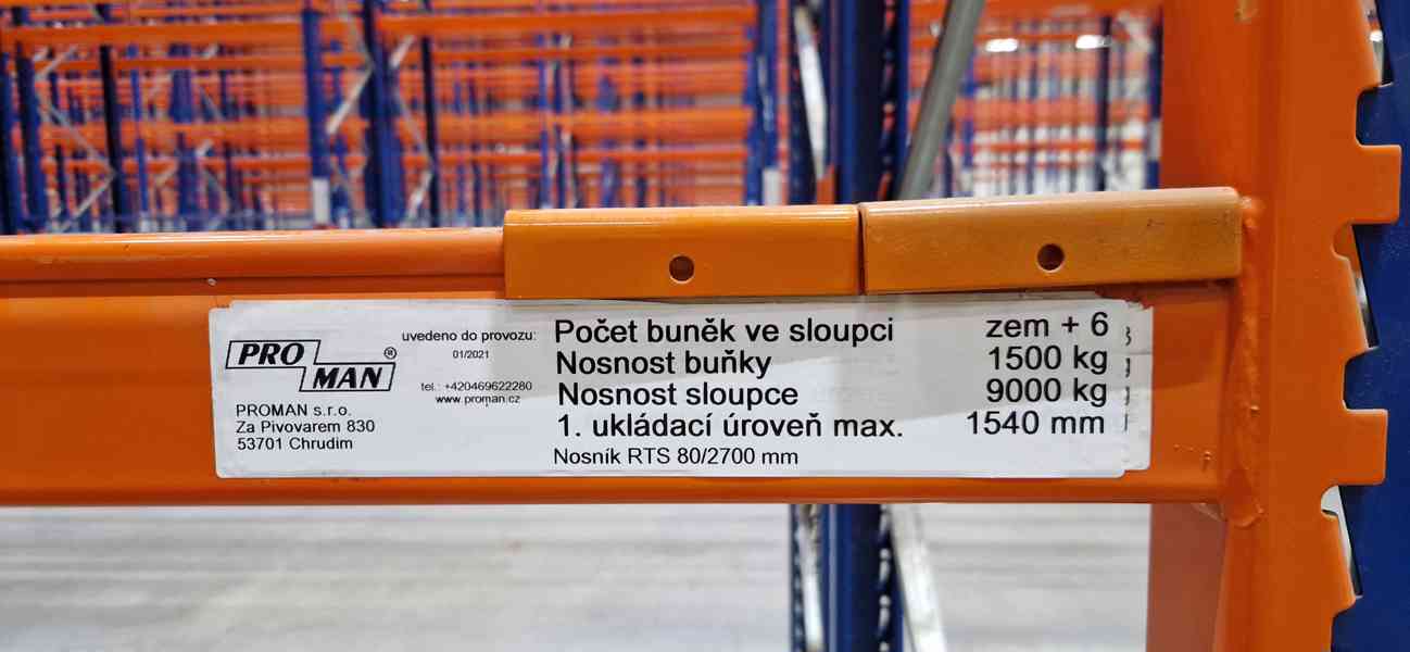 Paletové Regály Proman - Přídavné Pole bazar - foto 3