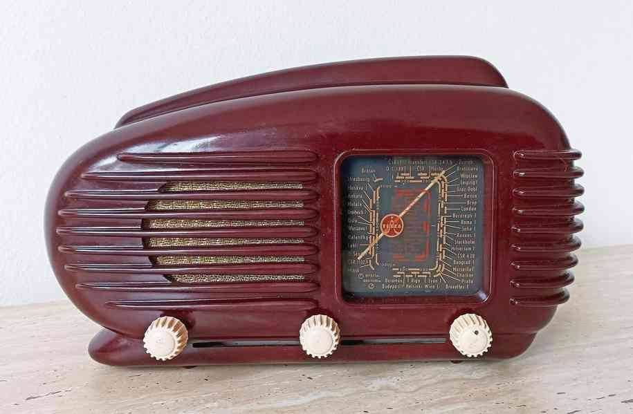 Art Deco starožitné rádio Talisman 308U, top stav - foto 1
