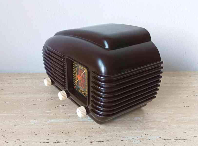 Art Deco starožitné rádio Talisman 308U, top stav - foto 2