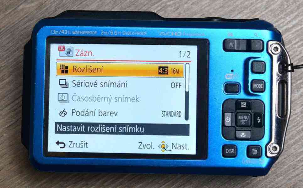 Panasonic Lumix DMC-FT5*Vodotěsný do 13m*Full HDV - foto 8