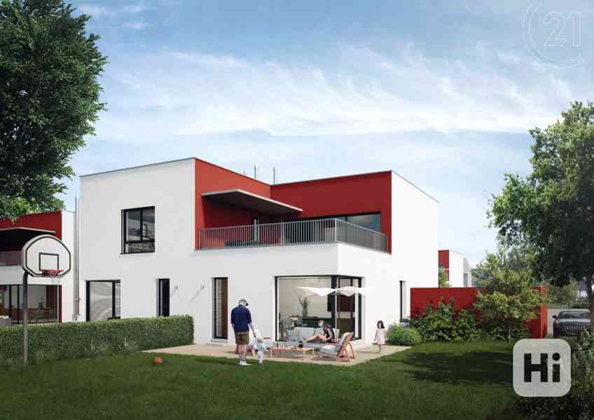 Prodej prestižního, nového bytu 4+kk 120m2 se zahrádko, terasou a garáží, Hostouň - foto 6