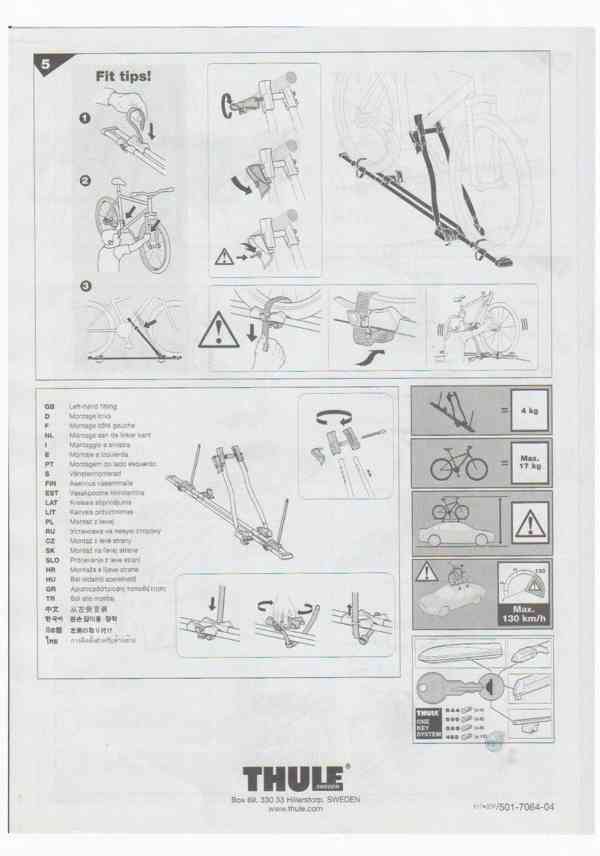 Střešní nosiče kol. - foto 4