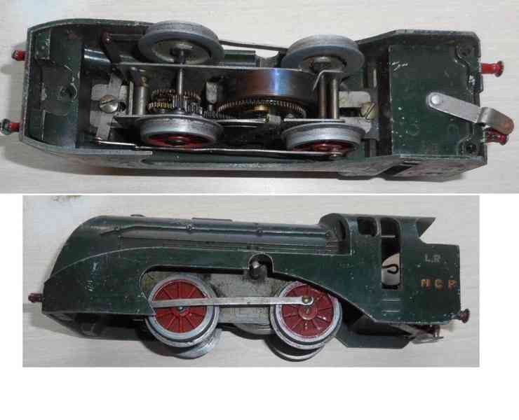 LR Rapide Francie 1945-50 = na klíček funkční + vagon  - foto 2