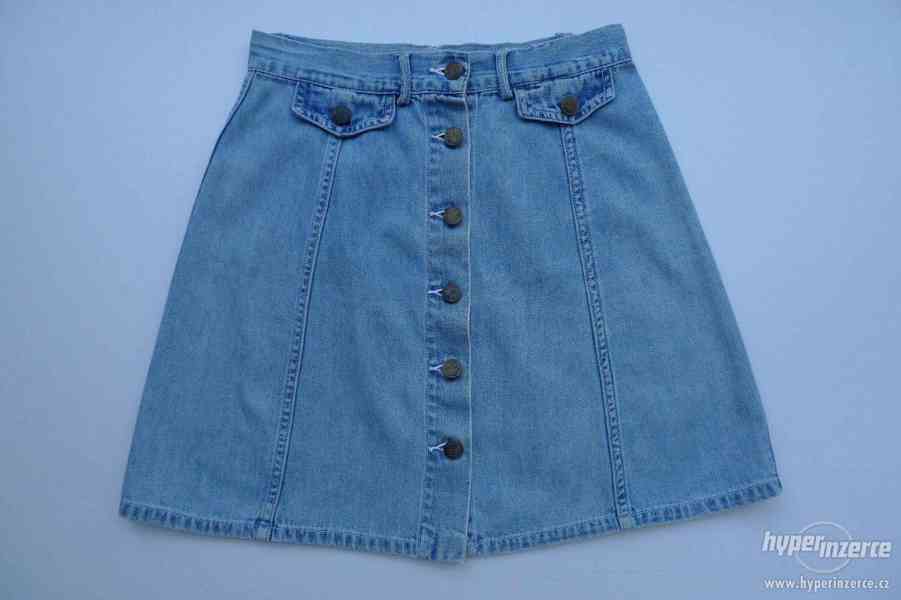 Dámská sukně jeansová, velikost S. - foto 1