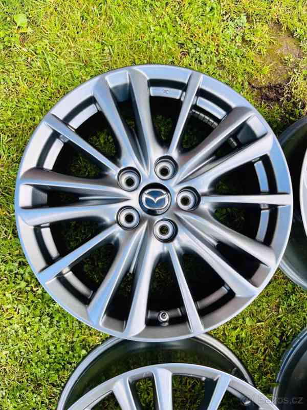 5x114,3 R17 originál alu disky Mazda CX5 - Antracit - TOP - foto 5