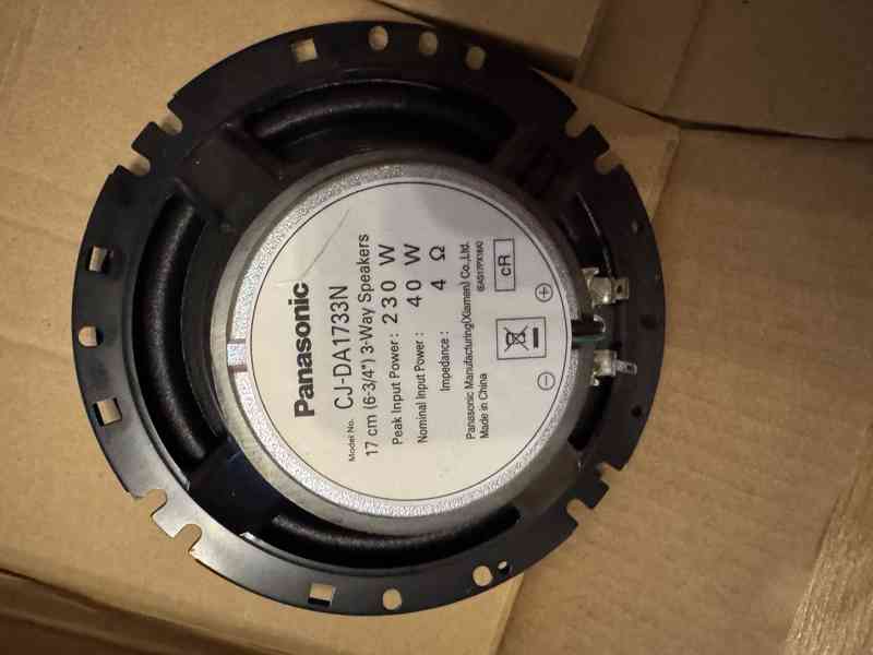 Prodam 4 reproduktory do auta - Panasonic CJ-DA1733N  - foto 4