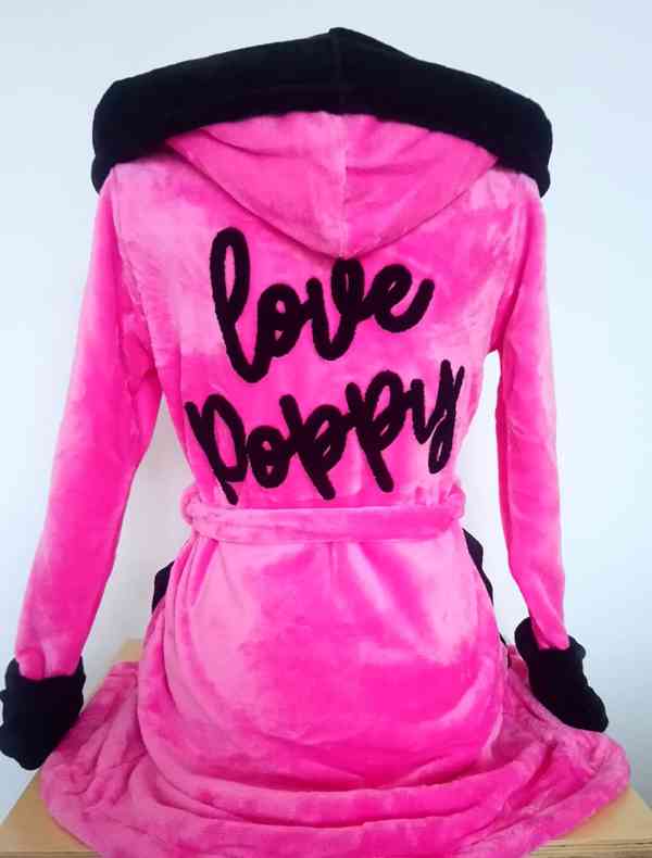 Huňatý dámsky vyšívaný župan DISNEY NOVY - foto 4