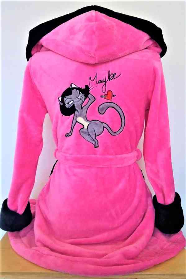 Huňatý dámsky vyšívaný župan DISNEY NOVY - foto 2