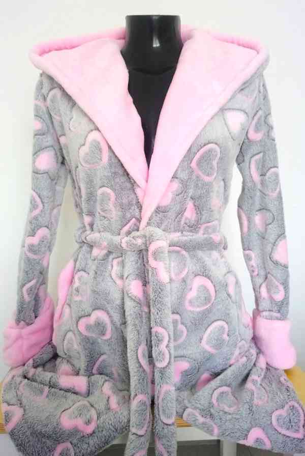 Huňatý dámsky vyšívaný župan DISNEY NOVY - foto 5